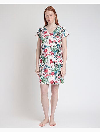 ADMAS GARDEN Camisola Manga Caída Tropical Spirit para Mujer