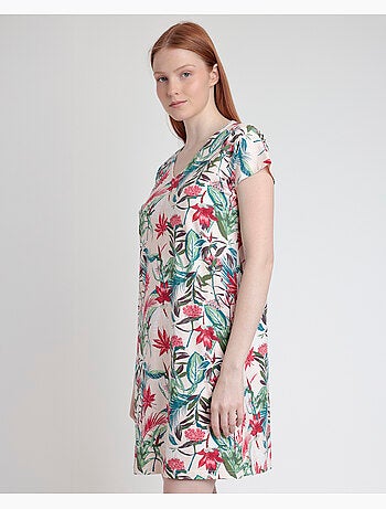 ADMAS GARDEN Camisola Manga Caída Tropical Spirit para Mujer