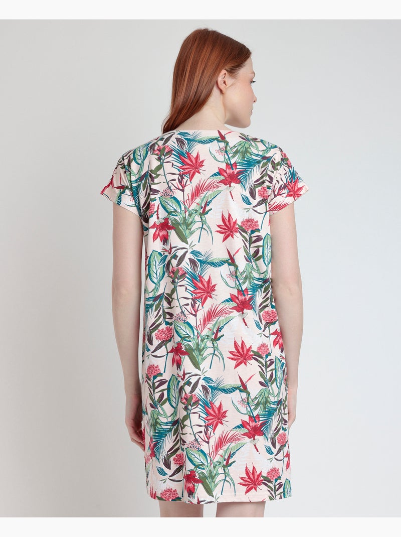 ADMAS GARDEN Camisola Manga Caída Tropical Spirit para Mujer Rojo - Kiabi