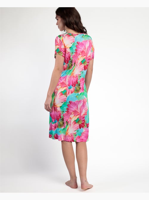 ADMAS GARDEN Camisola Manga Corta Bright Flowers para Mujer - Kiabi ADMAS GARDEN Camisola Manga Corta Bright Flowers para Mujer - Kiabi