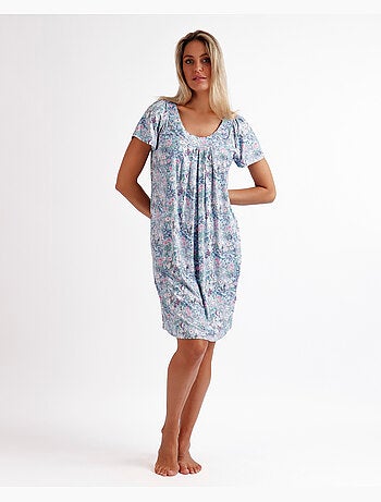ADMAS GARDEN Camisola Manga Corta Classic Flowers para Mujer
