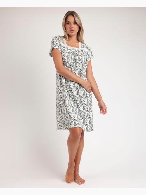 ADMAS GARDEN Camisola Manga Corta Dream Flowers para Mujer - Kiabi ADMAS GARDEN Camisola Manga Corta Dream Flowers para Mujer - Kiabi