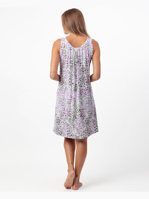 ADMAS GARDEN Camisola Sin mangas Animal Print Pink para Mujer - Kiabi ADMAS GARDEN Camisola Sin mangas Animal Print Pink para Mujer - Kiabi