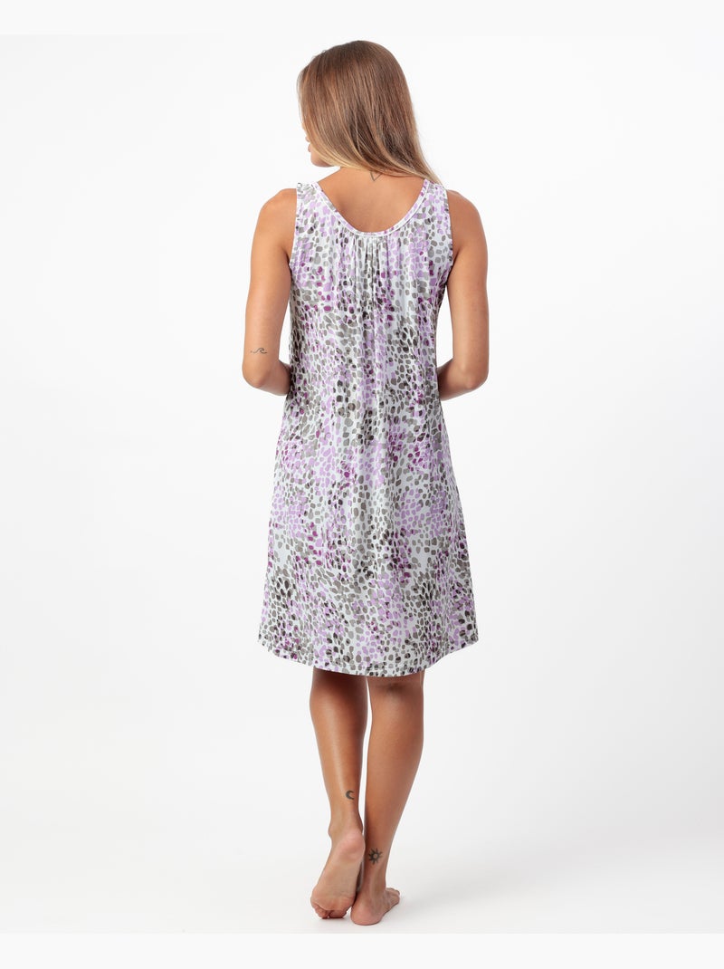 ADMAS GARDEN Camisola Sin mangas Animal Print Pink para Mujer Negro/Piel - Kiabi
