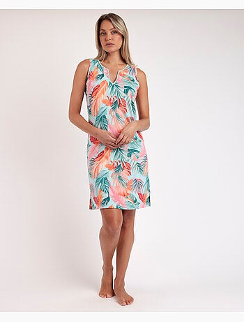 ADMAS GARDEN Camisola Sin Mangas Color Leaves para Mujer