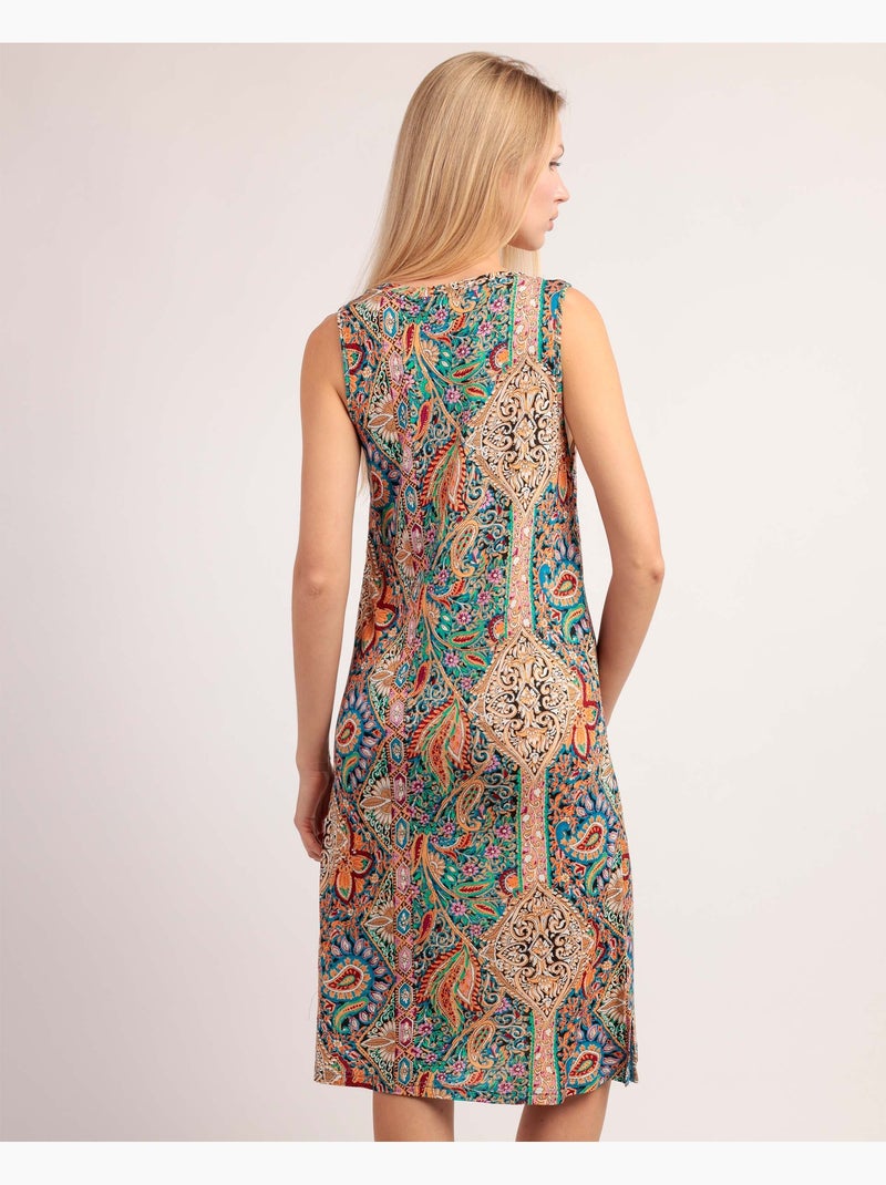 ADMAS GARDEN Camisola Sin mangas Garden Border para Mujer Multicolor - Kiabi