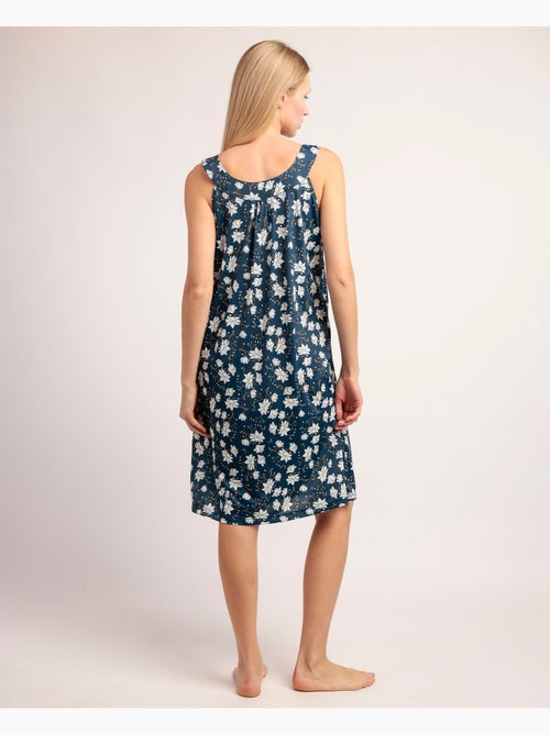ADMAS GARDEN Camisola Sin mangas Navy Flowers para Mujer - Kiabi ADMAS GARDEN Camisola Sin mangas Navy Flowers para Mujer - Kiabi