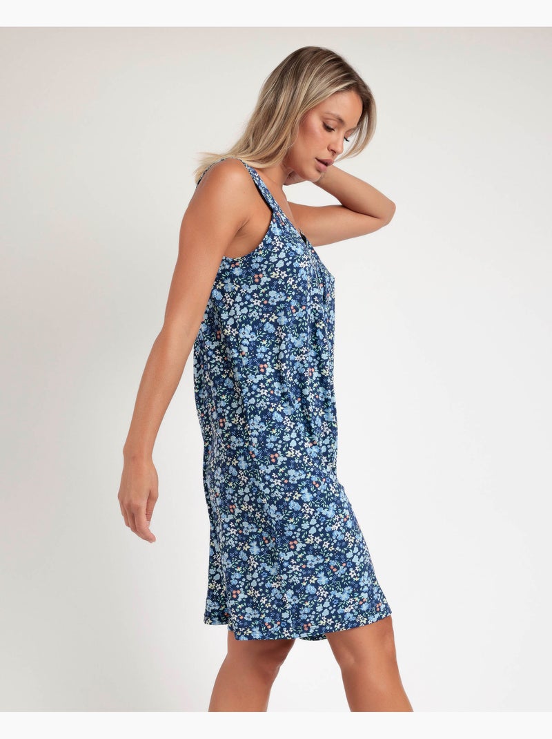 ADMAS GARDEN Camisola Sin Mangas Water Lily para Mujer Azul - Kiabi