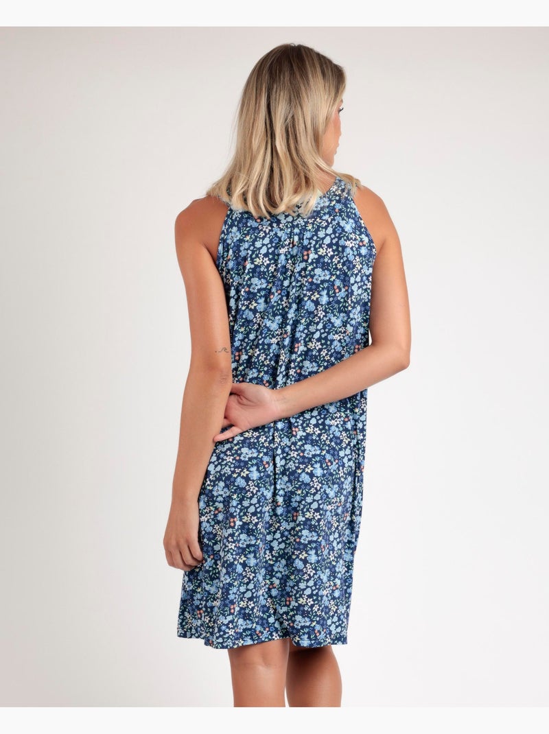 ADMAS GARDEN Camisola Sin Mangas Water Lily para Mujer Azul - Kiabi