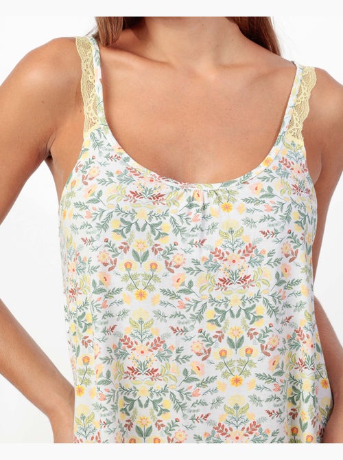 ADMAS GARDEN Camisola Sin mangas Yellow Garden para Mujer - Kiabi ADMAS GARDEN Camisola Sin mangas Yellow Garden para Mujer - Kiabi