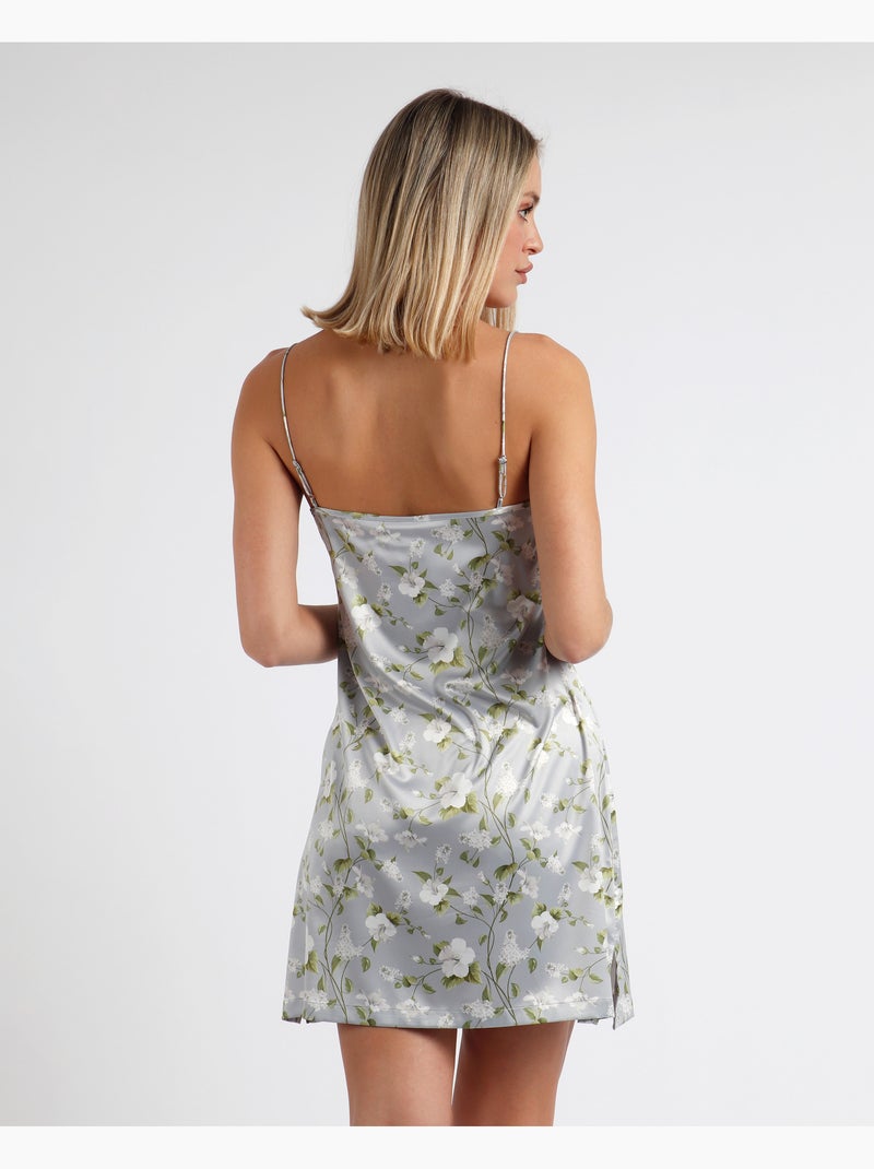 ADMAS GARDEN Camisola Tirantes Pearls Style para Mujer Gris perla - Kiabi