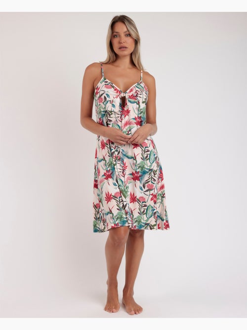 ADMAS GARDEN Camisola Tirantes Tropical Spirit para Mujer - Kiabi ADMAS GARDEN Camisola Tirantes Tropical Spirit para Mujer - Kiabi