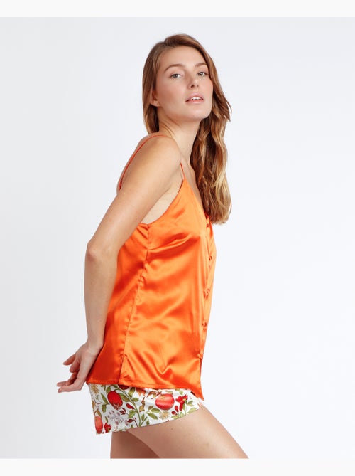 ADMAS GARDEN Pijama Abierto de Tirantes Passion Fruits para Mujer - Kiabi