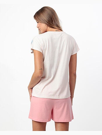 ADMAS GARDEN Pijama Manga Caída Square Garden para Mujer