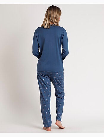 ADMAS GARDEN Pijama Manga Larga Let´s Get Lost para Mujer