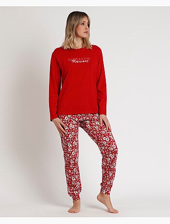 ADMAS GARDEN Pijama Manga Larga Romantic Winter para Mujer