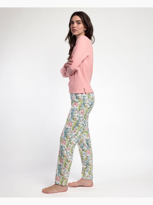 ADMAS GARDEN Pijama Manga Larga Tapeta Autumn Garden para Mujer - Kiabi ADMAS GARDEN Pijama Manga Larga Tapeta Autumn Garden para Mujer - Kiabi