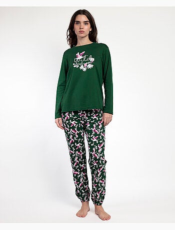 ADMAS GARDEN Pijama Manga Larga Wild Nature para Mujer