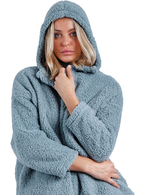 ADMAS HOME Bata Manga Larga Calentita Comfort Home para Mujer - Kiabi ADMAS HOME Bata Manga Larga Calentita Comfort Home para Mujer - Kiabi