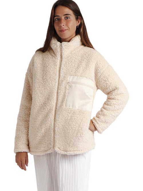 ADMAS HOME Bata Manga Larga Calentita Soft Home para Mujer - Kiabi ADMAS HOME Bata Manga Larga Calentita Soft Home para Mujer - Kiabi