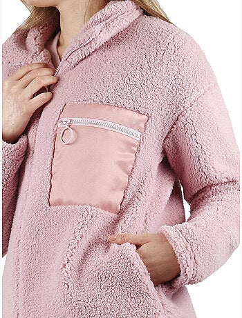 ADMAS HOME Bata Manga Larga Calentita Soft Home para Mujer
