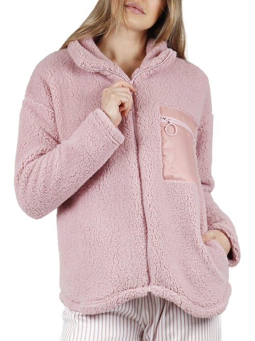 ADMAS HOME Bata Manga Larga Calentita Soft Home para Mujer - Kiabi ADMAS HOME Bata Manga Larga Calentita Soft Home para Mujer - Kiabi