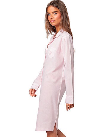 ADMAS HOME Camisola Manga Larga Abierta Popelín Stripes Home para Mujer