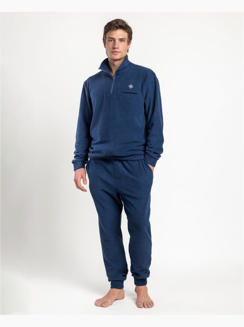 ADMAS HOME Pijama Calentito Manga Larga Honeycomb para Hombre - Kiabi ADMAS HOME Pijama Calentito Manga Larga Honeycomb para Hombre - Kiabi
