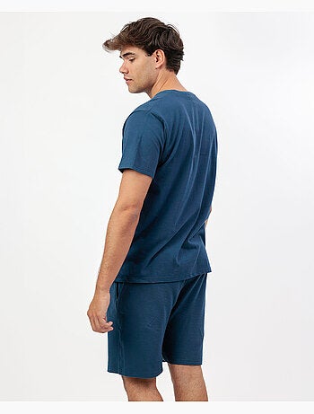 ADMAS HOME Pijama Manga Corta Honey Comb para Hombre