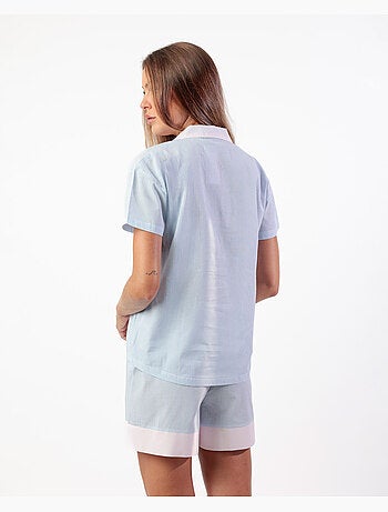 ADMAS HOME Pijama Manga Corta Stripes Home para Mujer