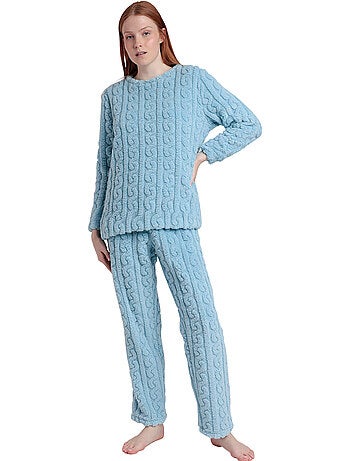 ADMAS HOME Pijama Manga Larga Calentito Chains Home para Mujer