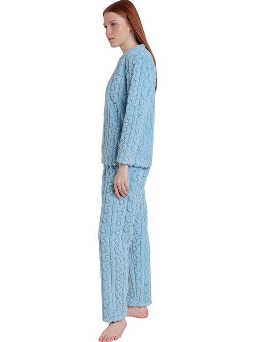 ADMAS HOME Pijama Manga Larga Calentito Chains Home para Mujer - Kiabi