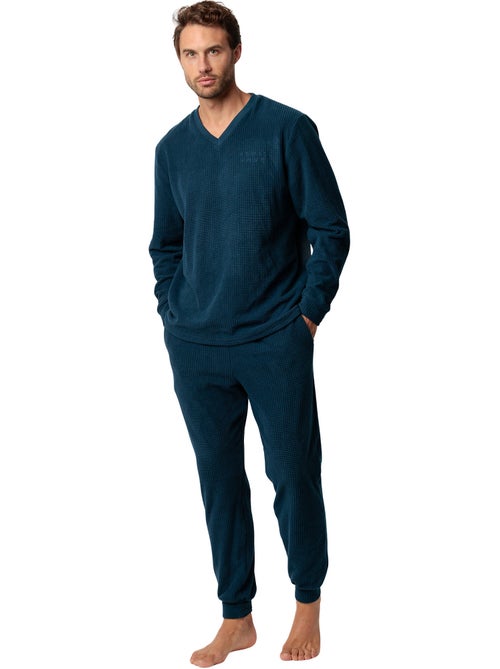 ADMAS HOME Pijama Manga Larga Checks Texture para Hombre - Kiabi ADMAS HOME Pijama Manga Larga Checks Texture para Hombre - Kiabi