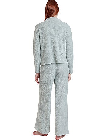 ADMAS HOME Pijama Manga Larga Furry para Mujer