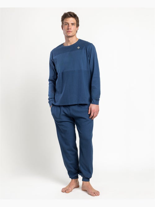 ADMAS HOME Pijama Manga Larga Honeycomb para Hombre - Kiabi