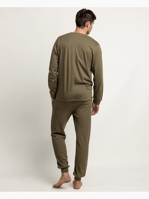 ADMAS HOME Pijama Manga Larga Honeycomb para Hombre - Kiabi