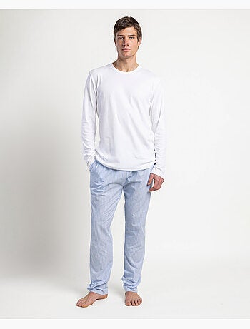 ADMAS HOME Pijama Manga Larga Popelín Home Compact para Hombre
