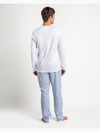 ADMAS HOME Pijama Manga Larga Popelín Home Compact para Hombre
