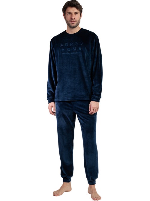 ADMAS HOME Pijama Manga Larga Terciopelo Corduroy para Hombre - Kiabi ADMAS HOME Pijama Manga Larga Terciopelo Corduroy para Hombre - Kiabi