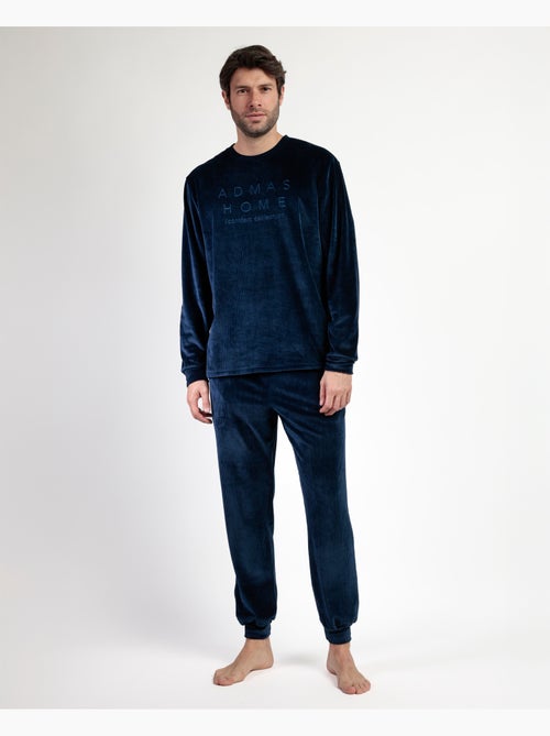 ADMAS HOME Pijama Manga Larga Terciopelo Corduroy para Hombre - Kiabi