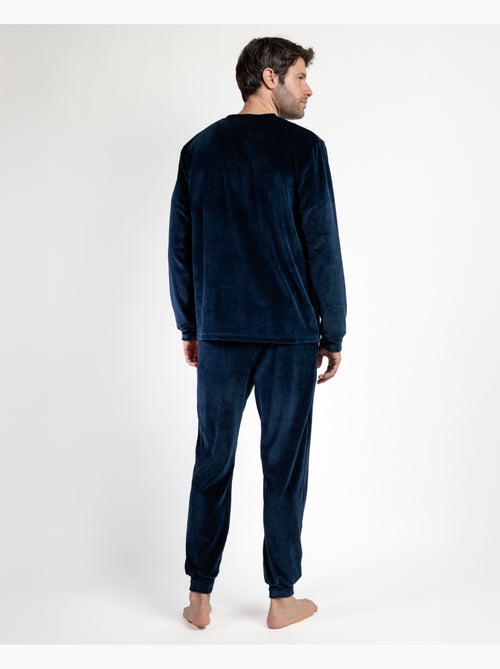 ADMAS HOME Pijama Manga Larga Terciopelo Corduroy para Hombre - Kiabi