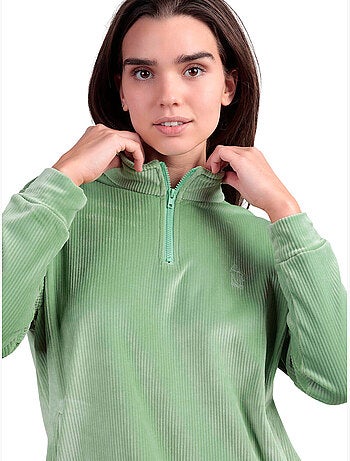 ADMAS HOME Pijama Manga Larga Terciopelo Cremallera Adm Home para Mujer