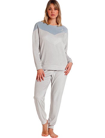 ADMAS HOME Pijama Manga Larga Velvet Soft Home para Mujer