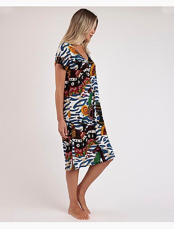 ADMAS LUXURY Camisola Manga Caída Luxury African para Mujer