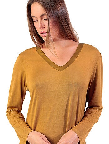 ADMAS LUXURY Camisola Manga Larga Luxury Lisos para Mujer