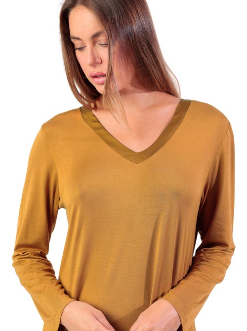 ADMAS LUXURY Camisola Manga Larga Luxury Lisos para Mujer - Kiabi ADMAS LUXURY Camisola Manga Larga Luxury Lisos para Mujer - Kiabi