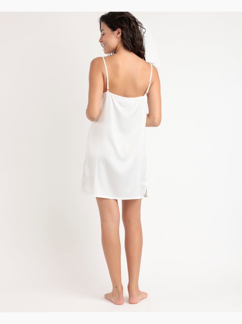 ADMAS LUXURY Camisola Tirantes Novia Plumas Marabu para Mujer - Kiabi