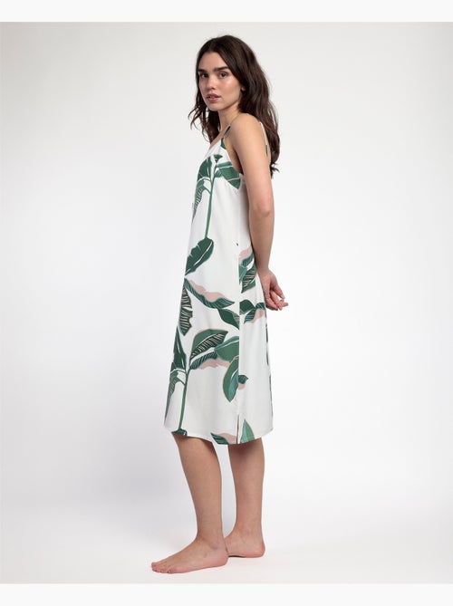 ADMAS LUXURY Camisola Tirantes Popelín Luxury Leaves para Mujer - Kiabi ADMAS LUXURY Camisola Tirantes Popelín Luxury Leaves para Mujer - Kiabi
