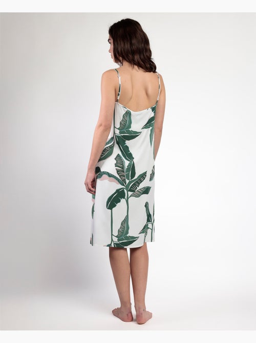 ADMAS LUXURY Camisola Tirantes Popelín Luxury Leaves para Mujer - Kiabi ADMAS LUXURY Camisola Tirantes Popelín Luxury Leaves para Mujer - Kiabi