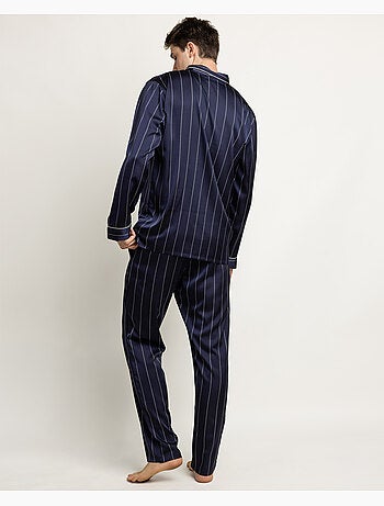 ADMAS LUXURY Pijama Abierto Manga Larga Luxury Diplomatic para Hombre